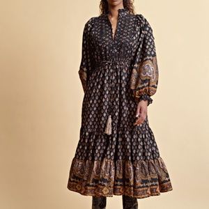 byTiMo Decorated Poplin Midi Dress